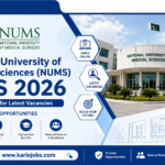 National University of Medical Sciences NUMS Jobs 2026 – Apply Online for Latest Vacancies | Career Opportunities