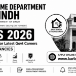 Home Department Sindh Jobs 2026 – Apply Online for Latest Govt Careers | 50+ Vacancies
