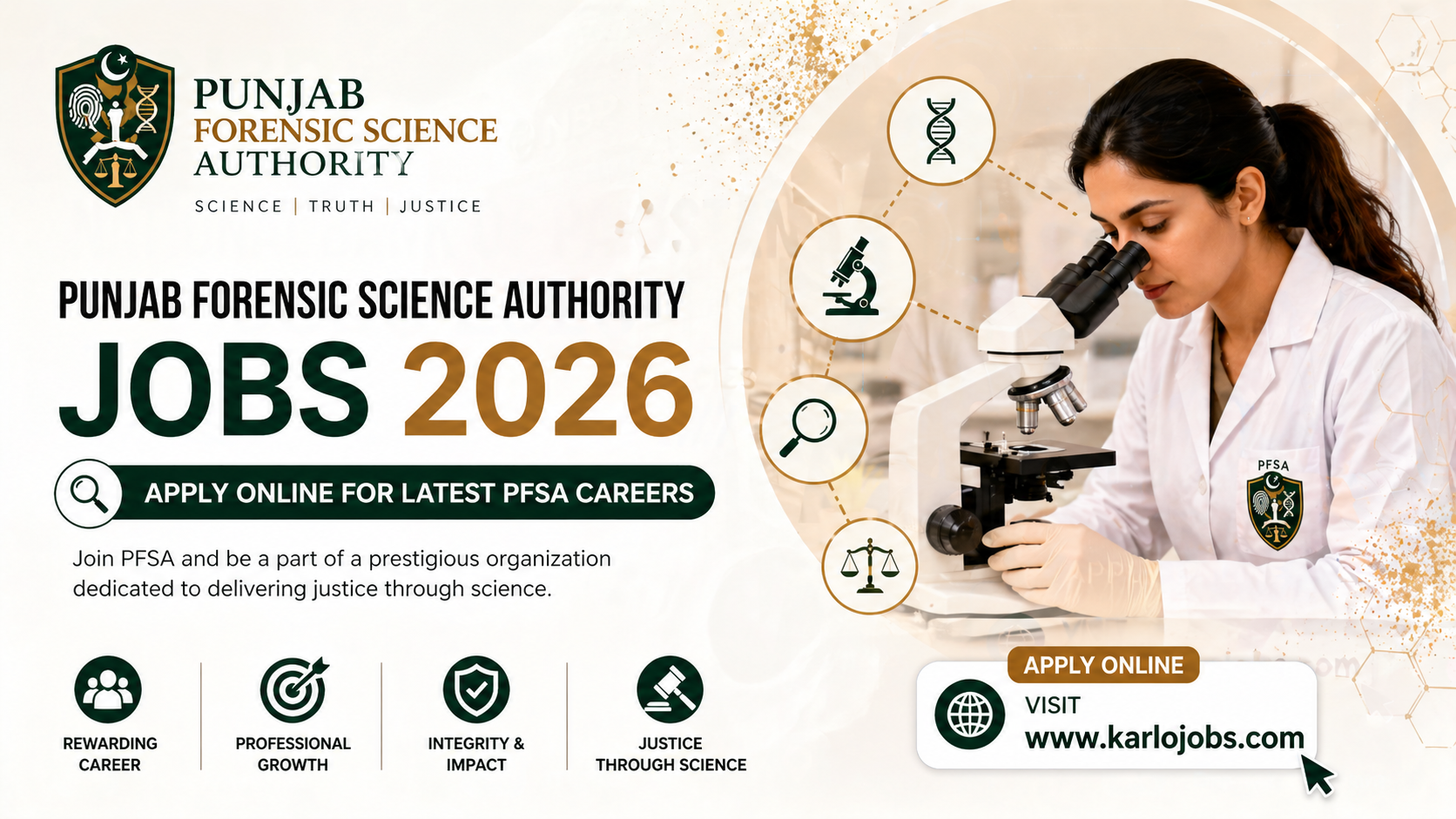 Punjab Forensic Science Authority Jobs 2026 – Apply Online for Latest PFSA Careers