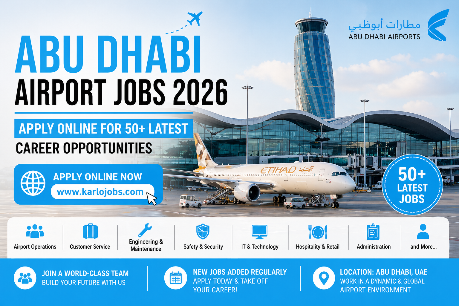Abu Dhabi Airport Jobs 2026 – Apply Online for 50+ Latest Career Opportunities