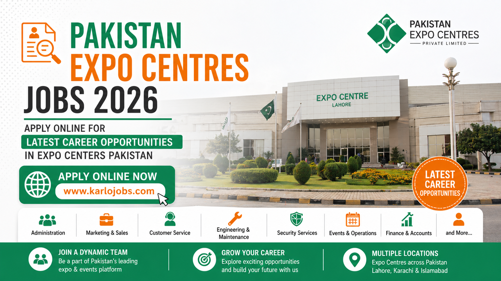 Pakistan Expo Centres Jobs 2026 – Apply Online for Latest Career Opportunities in Expo Centers Pakistan