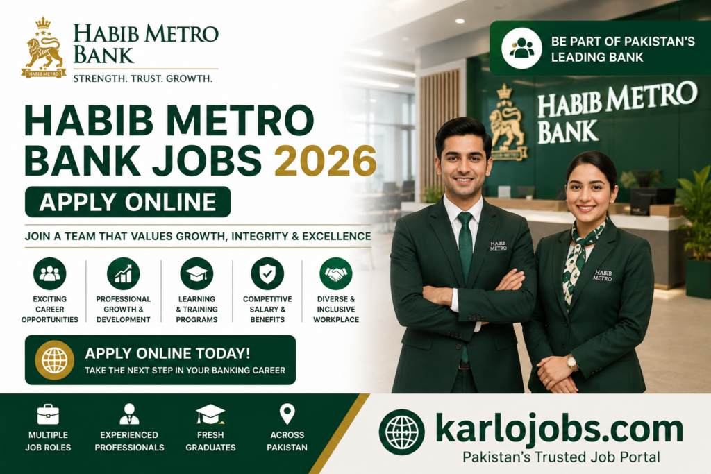 Habib Metro Bank Jobs 2026 – Latest Banking Careers Apply Online