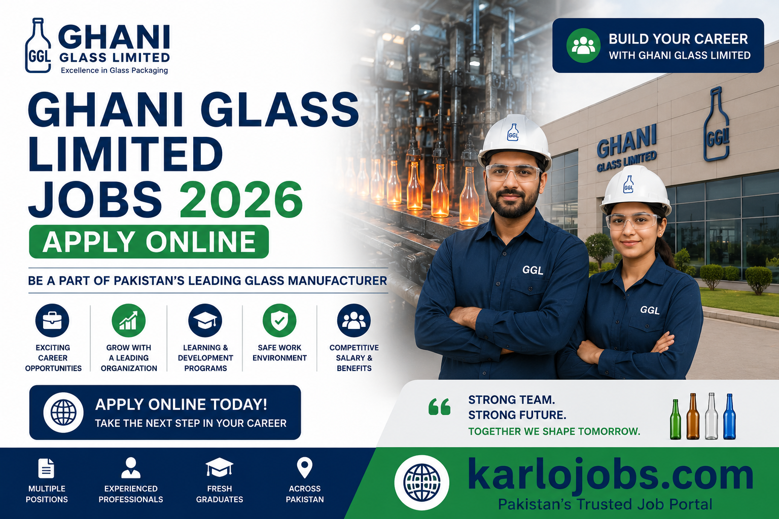 Ghani Glass Limited Jobs 2026 – Latest Career Opportunities Apply Online