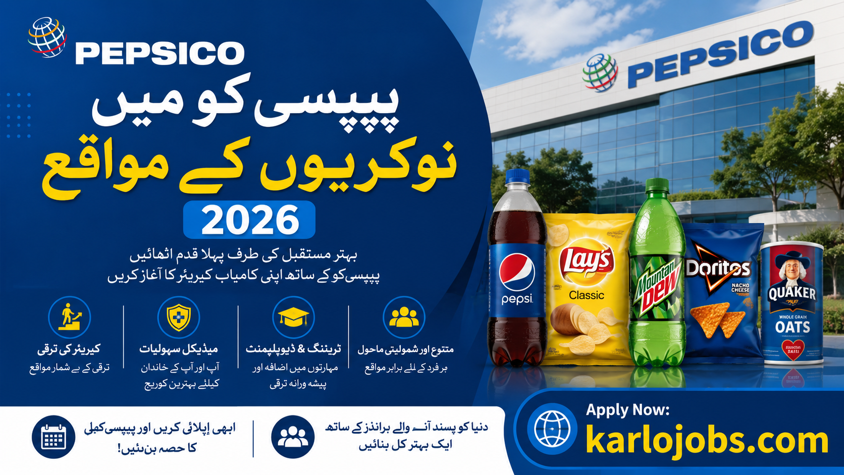 Pepsi Co Jobs 2026 Online Apply – Male & Female Opportunities